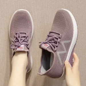 Antolim Women Fashion Breathable Fly Knit Sneakers