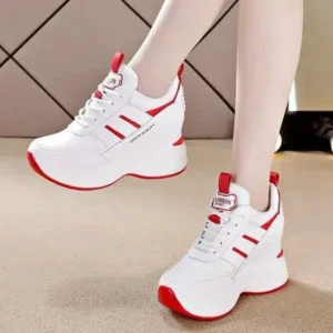 Antolim Women Fashion Platform Lace-Up Sneakers