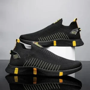 Antolim Men'S Casual Breathable Stripe Sneakers