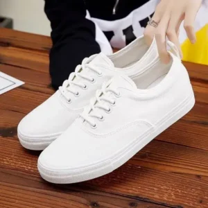 Antolim Men'S Casual Wear-Resistant Breathable Canvas Shoes