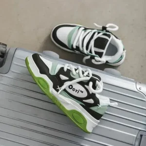 Antolim Men'S Fashion Color Block Low Top Breathable Sneakers