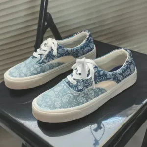 Antolim Vintage Breathable Printed Canvas Shoes