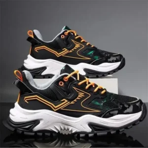 Antolim Men Casual Breathable Color Block Sneakers