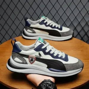 Antolim Men Casual Color Matching Breathable Sneakers