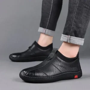 Antolim Men Casual Non-Slip Flat Pu Shoes