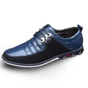 Antolim Men Casual Check Pu Shoes