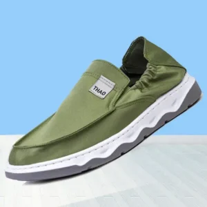 Antolim Men Fashion Breathable Canvas Shoes