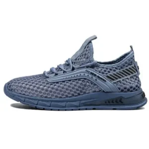 Antolim Men Casual Breathable Hollow Mesh Soft Sole Sports Shoes