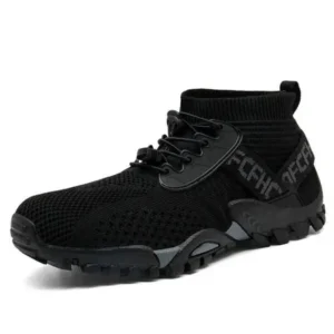 Antolim Men'S Casual Outdoor Large Size Mountaineering High Top Non-Slip Wear-Resistant Sports