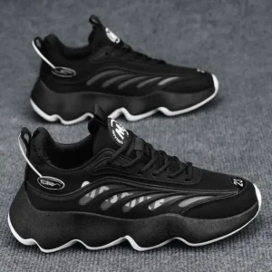 Antolim Men'S Fashion Thick Sole Low Top Breathable Sneakers