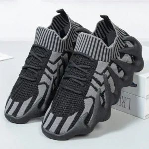 Antolim Men'S Casual Octopus Knitted Breathable Mesh Sneakers