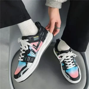 Antolim Men'S Fashion Breathable Color Block Low-Top Sneakers