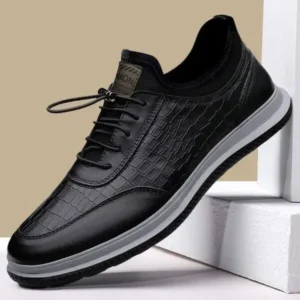 Antolim Men'S Casual Lightweight Waterproof Breathable Pu Sneakers