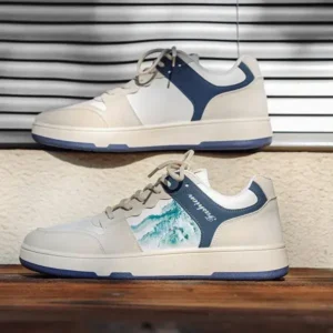 Antolim Men'S Casual Landscape Painting Printed Sneakers