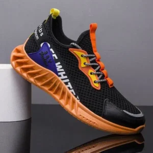 Antolim Men'S Fashion Breathable Color Block Air Cushion Sneakers