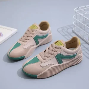 Antolim Women Fashion Color Block Breathable Sneakers