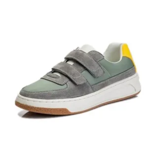 Antolim Women Casual Colorblock Platform Velcro Sneakers