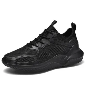 Antolim Men Fashion Breathable Mesh Thick Sole Plus Size Sneakers